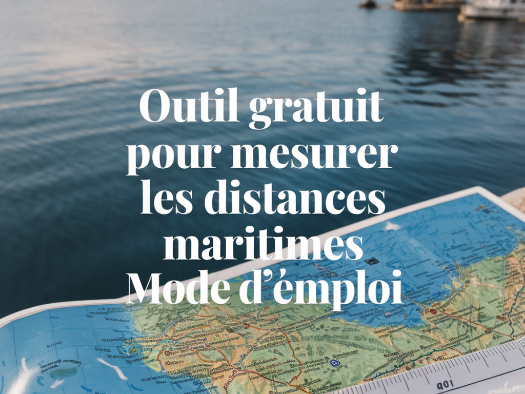 Outil gratuit pour mesurer les distances maritimes : mode d'emploi