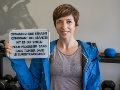 Comment organiser une semaine combinant séances HIIT et yoga pour progresser sans tomber dans le surentraînement